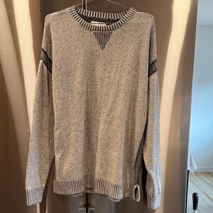 Men's Classic Gray Crewneck Sweater